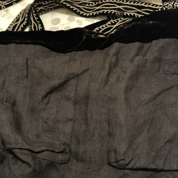 Johnny Was Flores Velvet Tote. Black with multicolored embroidery. NWT - Picture 11 of 12